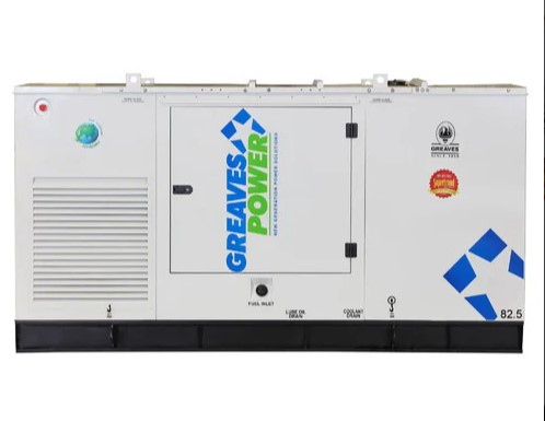 82.5 kVA Greaves Power Diesel Generator Reliable Silent Backup Power System for Commercial and Industrial Applications, Fuel Efficient DG Set for Continuous and Emergency Use